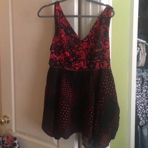 Alice in wonderland sleeveless top